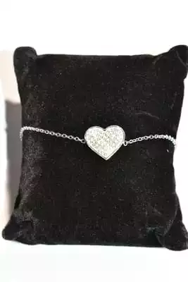 Bracelet Coeur Argent C2C42 