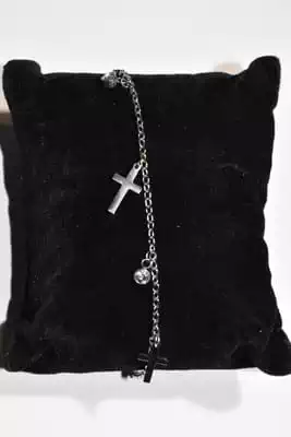 Bracelet croix Argent