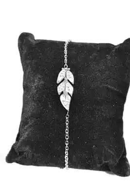 Bracelet palme Argent