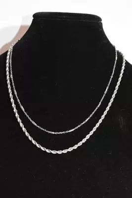 Collier chaine Argent D25413 