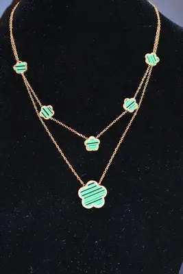 Collier fleur Or BC4A9B 