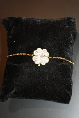 Bracelet trèfle Or CA7BD 