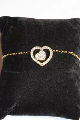 Bracelet coeur Or EFBB14 