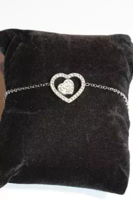 Bracelet coeur Argent EFBB14 