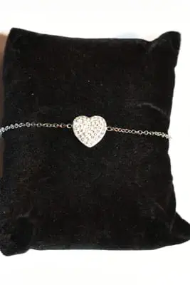 Bracelet coeur Argent B2FB01