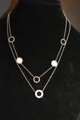 Collier cercle chiffre romain Argent 4D2FA5 