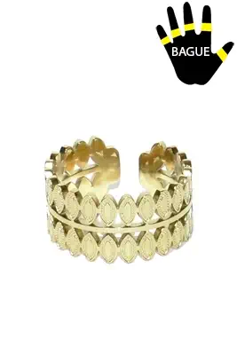Bague taille réglable Or D943A1 