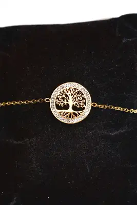 Bracelet arbre de la vie Or CD7F5 