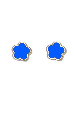 Boucle-d-oreille fleur Or SIM915 