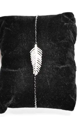 Bracelet feuille de la vie Argent