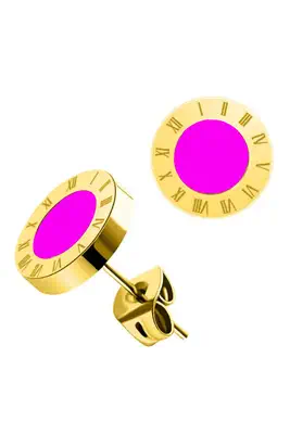Boucle-d-oreille chiffre romain Or 9149C2 