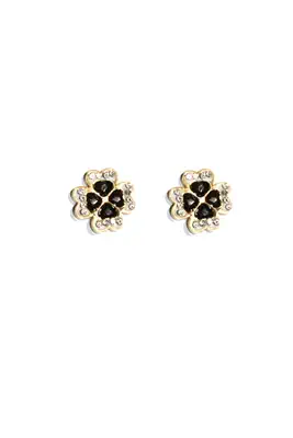 Boucle-d-oreille tréfle Or 18CF3A 