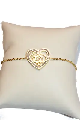 Bracelet Coeur Or B27CBF 