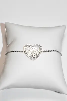 Bracelet Coeur Argent B27CBF 