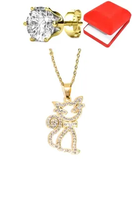 Coffret chat Or 3DA00F 