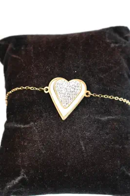 Bracelet Coeur Or 5390B6 