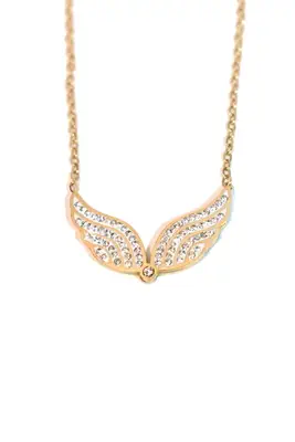 Pendentif ange Or 7D7A57 