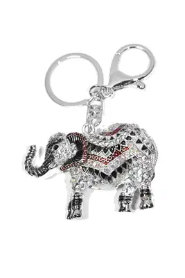porte-cle éléphant multicolore P538C