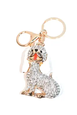 porte-cle chien multicolore P70D3 