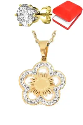 Coffret fleur Or AB8FDC 