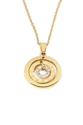 Pendentif chiffre romain Or CFF6F8 