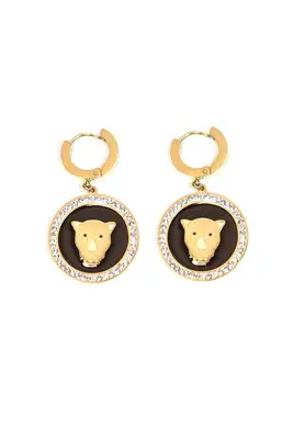 Boucle-d-oreille félin Or 51E150 
