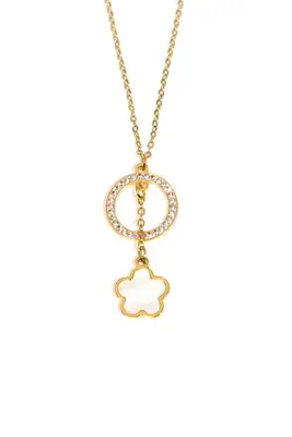 Pendentif fleur Or FLE756 