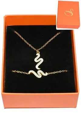 Coffret serpent bijoux collection hervé aliex Or