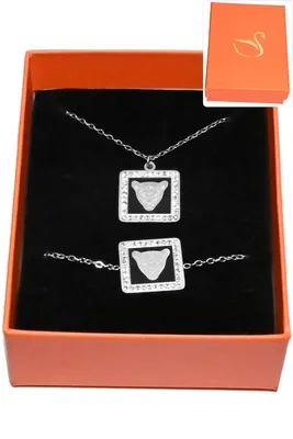 Coffret félin bijoux collection hervé aliex Argent