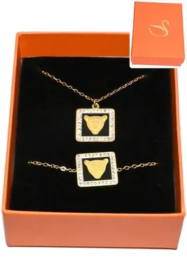 Coffret félin bijoux collection hervé aliex Or