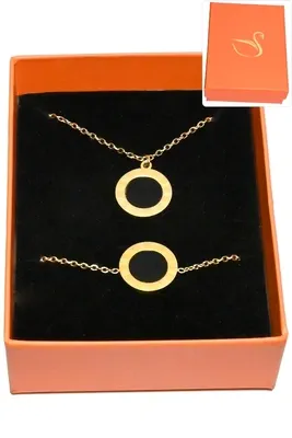 Coffret chiffre romain parure bijoux collection hervé aliex Or 9149C2 