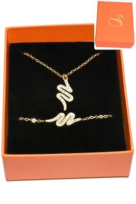 Coffret serpent bijoux collection hervé aliex Or