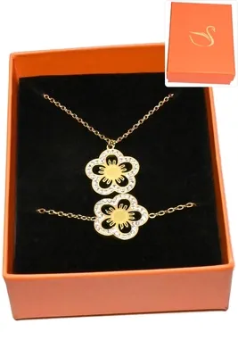 Coffret tréfle bijoux collection hervé aliex Or