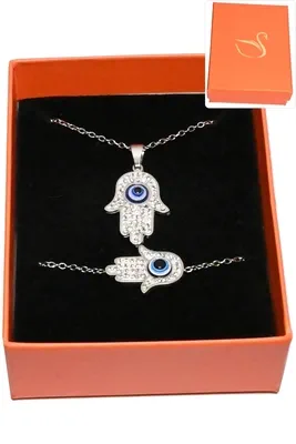 Coffret main de Fatma parure bijoux collection hervé aliex Argent