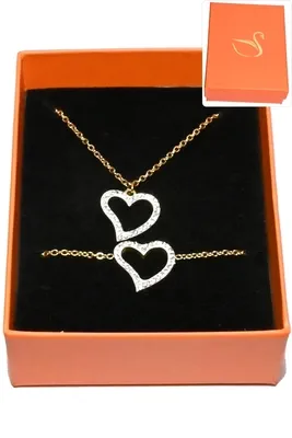 Coffret coeur bijoux collection hervé aliex Or