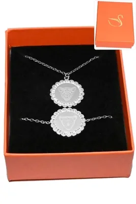 Coffret félin bijoux collection hervé aliex Argent