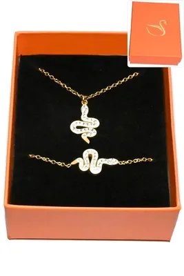 Coffret serpent bijoux collection hervé aliex Or