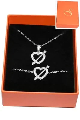 Coffret coeur bijoux collection hervé aliex Argent