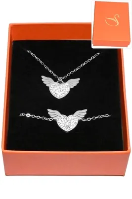 Coffret coeur bijoux collection hervé aliex Argent