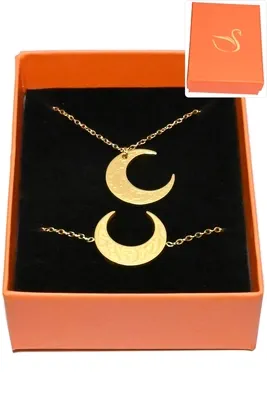 Coffret lune ramadan fatma parure bijoux collection hervé aliex Or