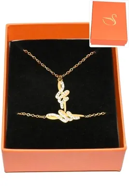 Coffret torsade parure bijoux collection hervé aliex Or