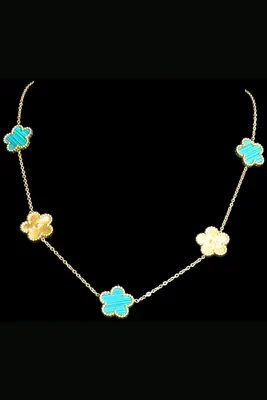 Collier fleur Or