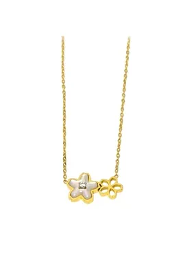 Pendentif fleur Or
