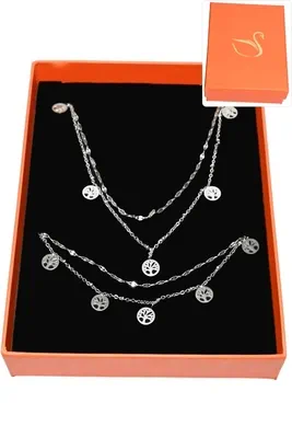 Coffret arbre de la vie parure bijoux collection hervé aliex Argent