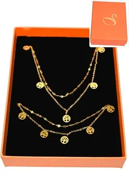 Coffret arbre de la vie parure bijoux collection hervé aliex Or