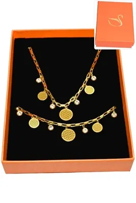 Coffret parure bijoux collection hervé aliex Or