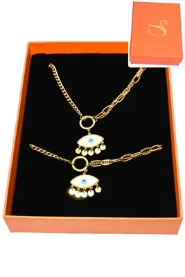Coffret main de Fatma parure bijoux collection hervé aliex Or