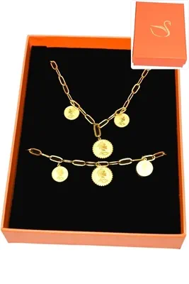 Coffret reine Elisabeth parure bijoux collection hervé aliex Or