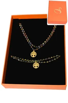 Coffret arbre de la vie parure bijoux collection hervé aliex Or