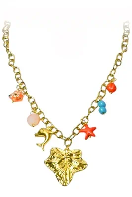 Collier breloque Or